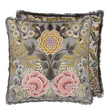 CCDG1465, Brocart Decoratif Embroidered, Sepia, Designers Guild